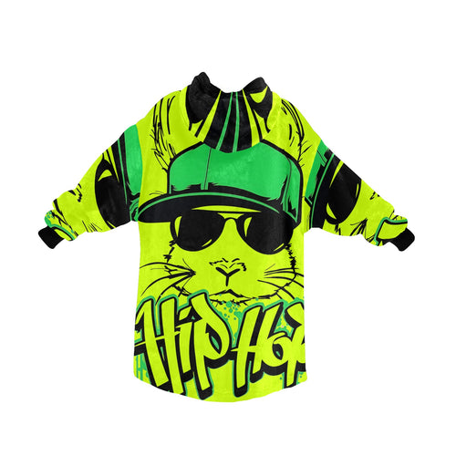 Men's Hip Hop Streetwear Blanket Hoodie