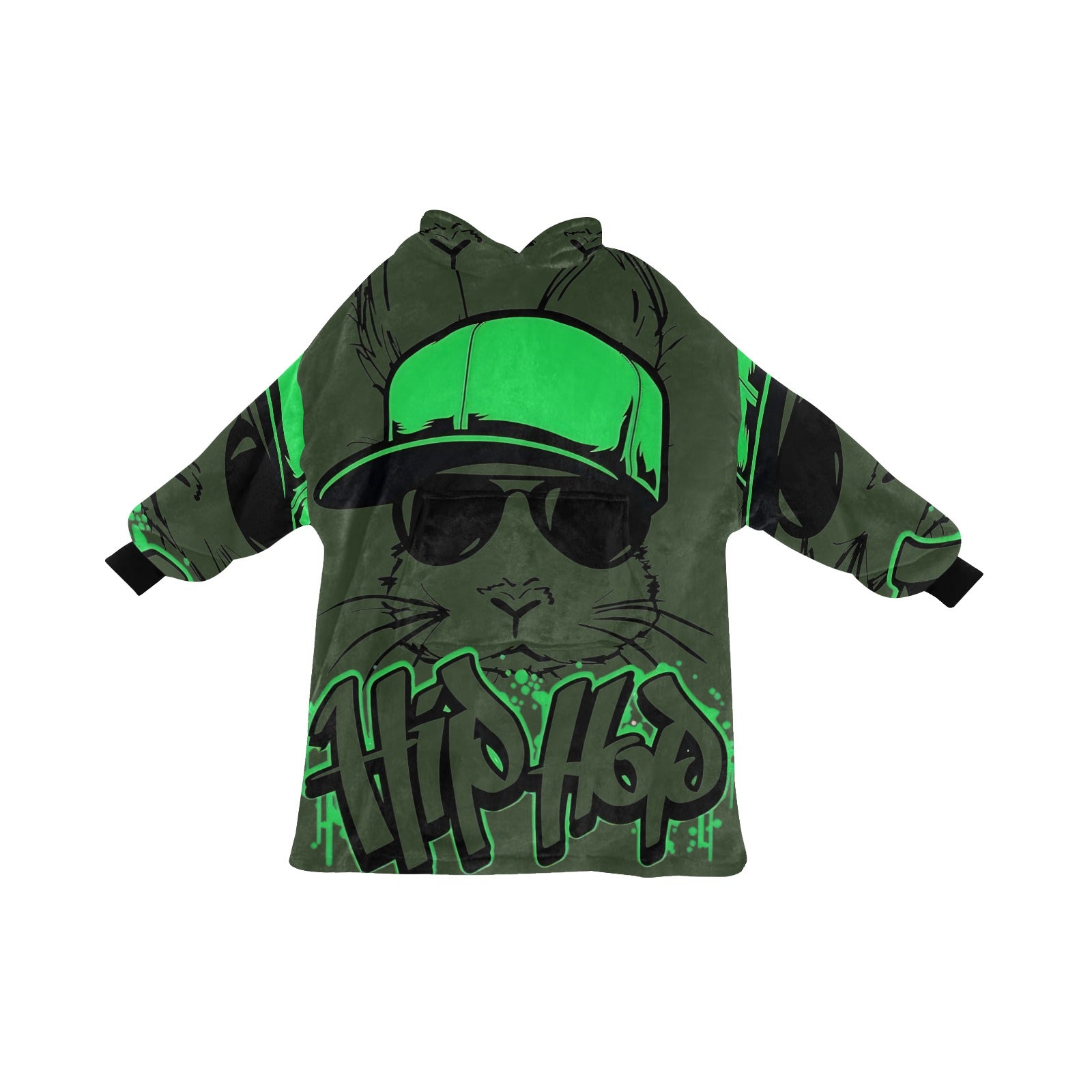 Men's Hip Hop Streetwear Blanket Hoodie