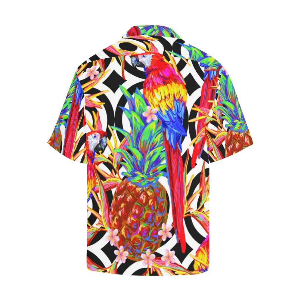 Men's Hawaian Abstract Half Sleeve Shirt
