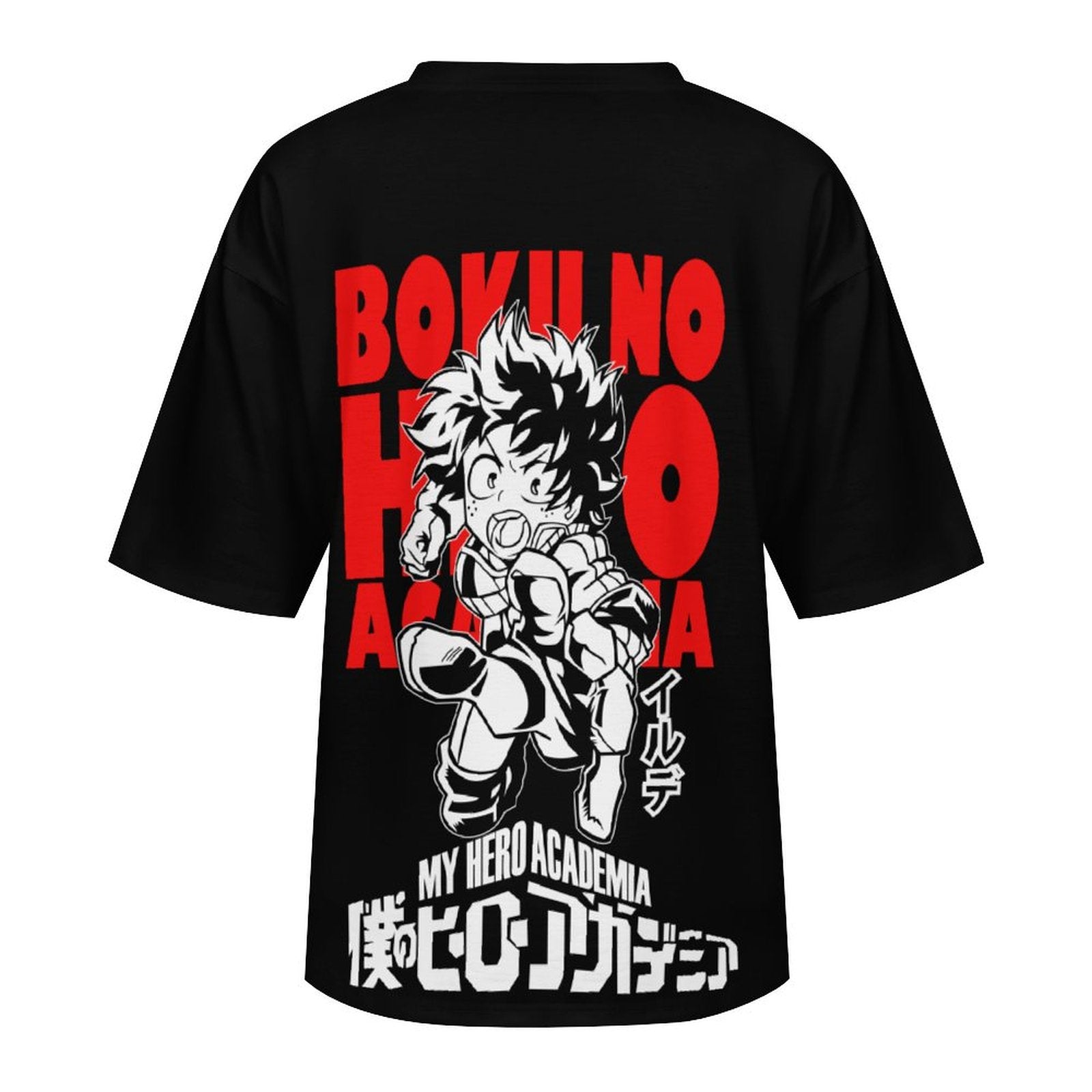 Men's Izuku My Hero Academia Anime Oversized T-shirt