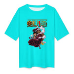 Men's One Piece Fight Anime Oversized T-shirt