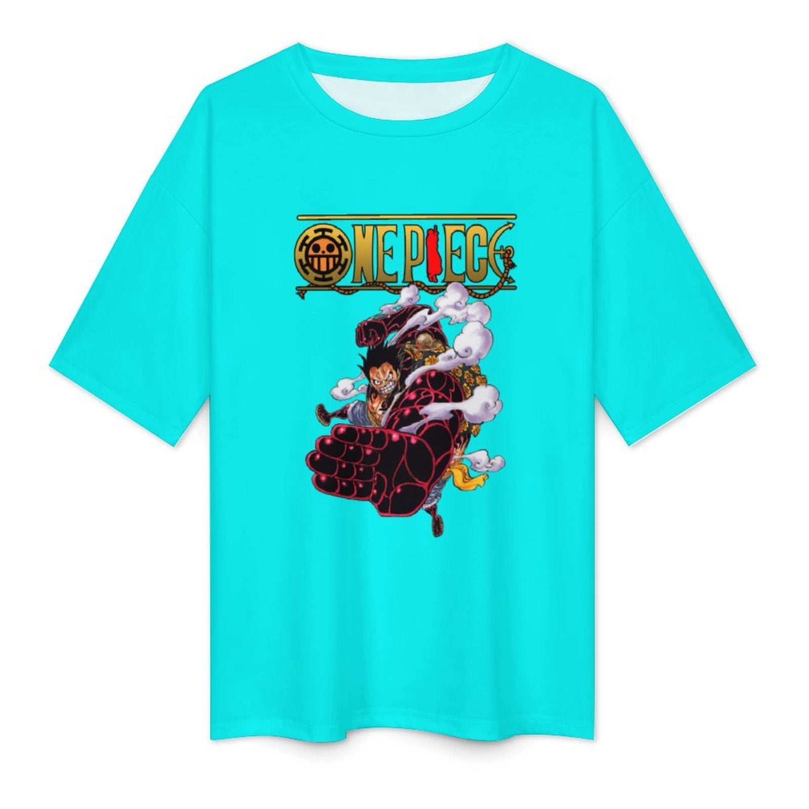 Men's One Piece Fight Anime Oversized T-shirt