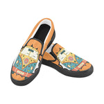 Men's Hippie Peace Van Abstract Slip-on Shoes