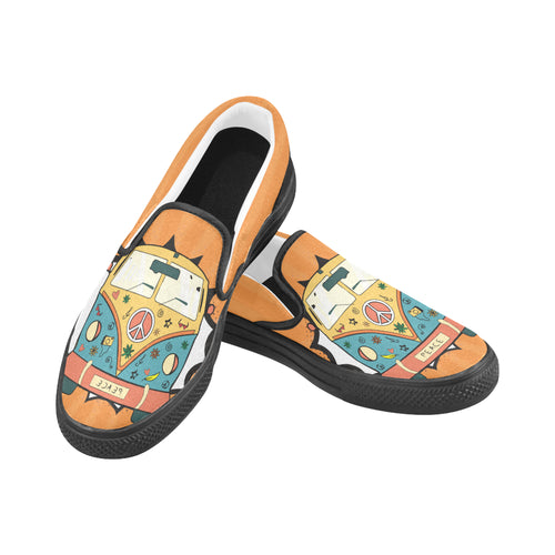 Men's Bus Abstract Slip-on Shoes