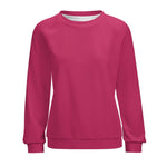 Women's Rich Maroon Solid Sweatshirt