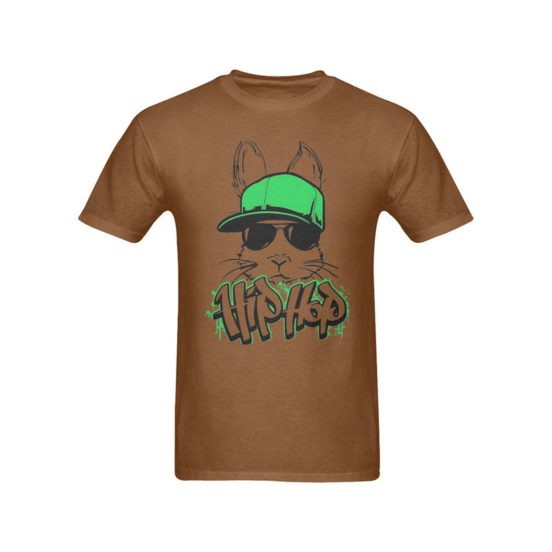 Men's Bunny Hip Hop Streetwear Classic Fit T-shirt
