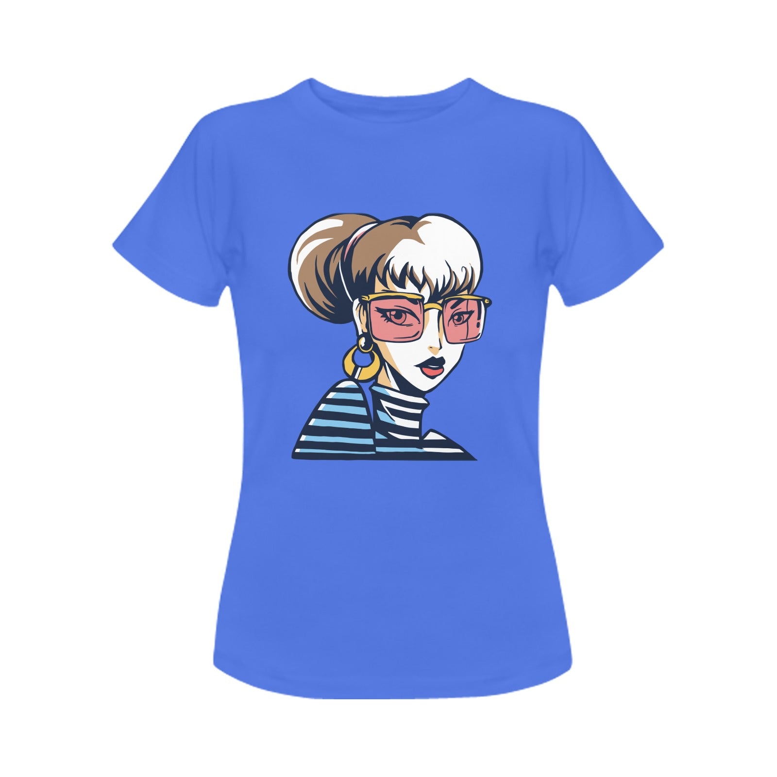 Women's Pop Lady Abstract Classic Fit T-shirt