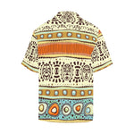 Men's African Art Abstract Half Sleeve Shirt