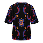 Men's Geometric Pattern Acid & Punk Oversized T-shirt