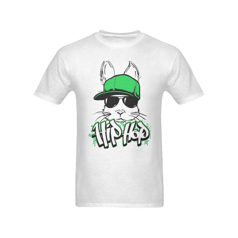 Men's Bunny Hip Hop Streetwear Classic Fit T-shirt