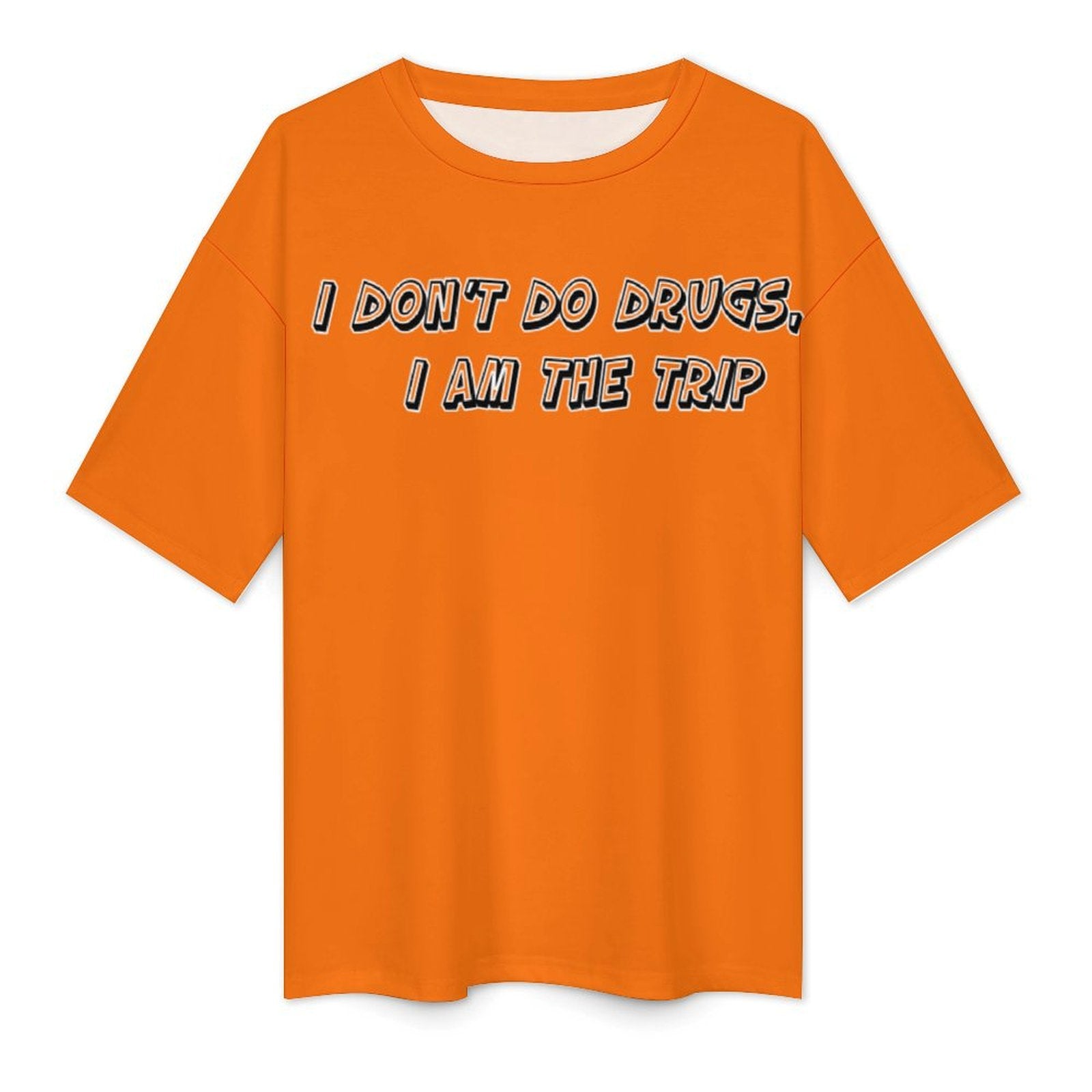 Men's I'm The Trip Typography Oversized T-shirt