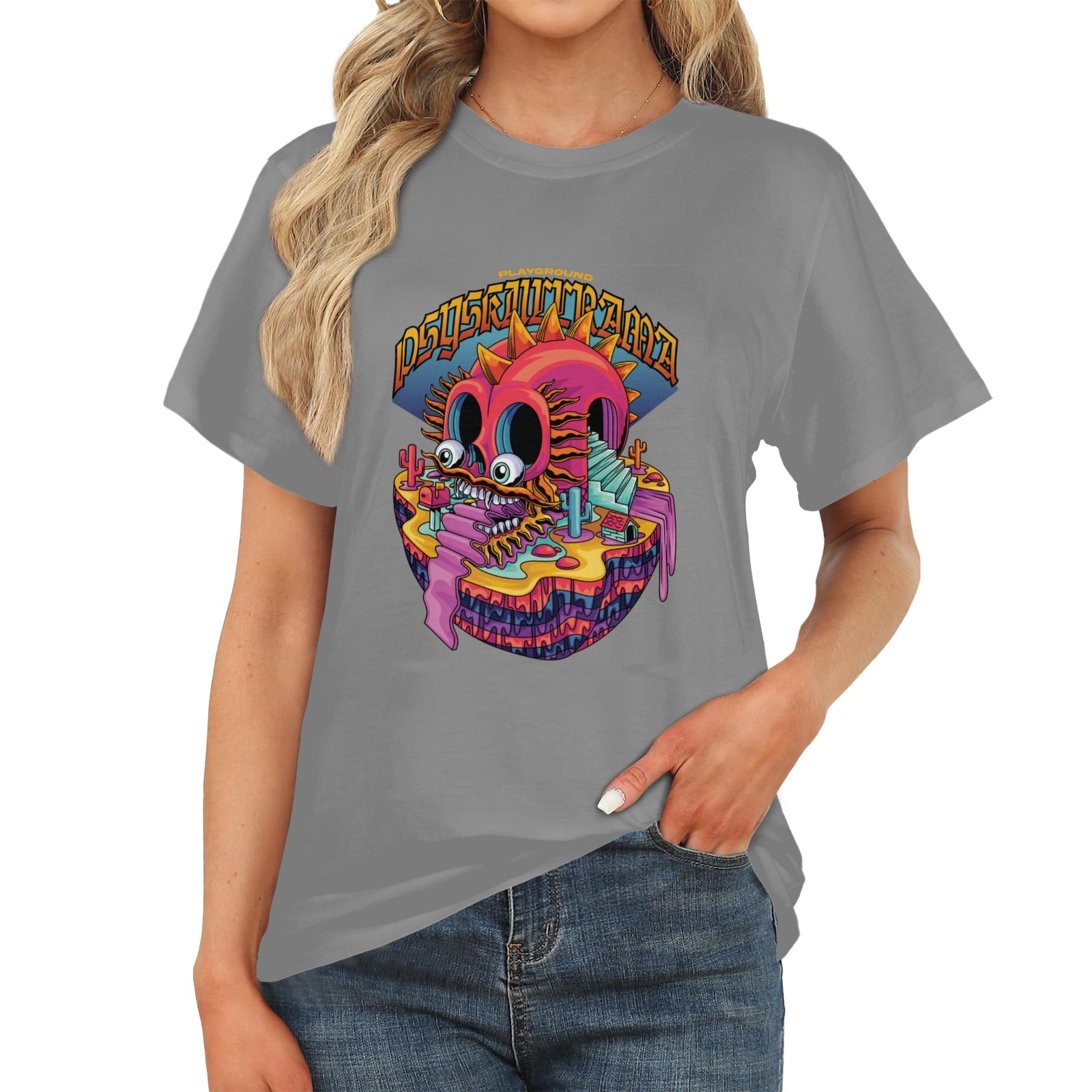 Women's Playground Acid & Punk Classic Fit T-shirt