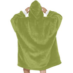 Women's Olive Solid Blanket Hoodie