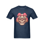 Men's Mushroom Skull Streetwear Classic Fit T-shirt