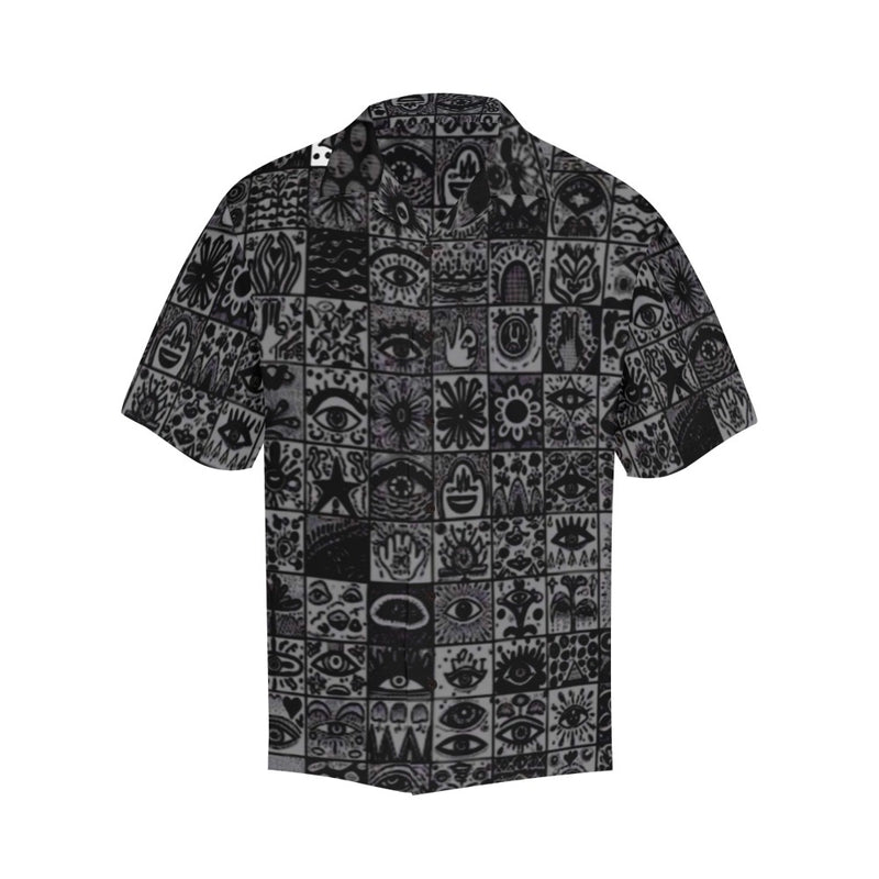Men's Mystic Eye Abstract Half Sleeve Shirt