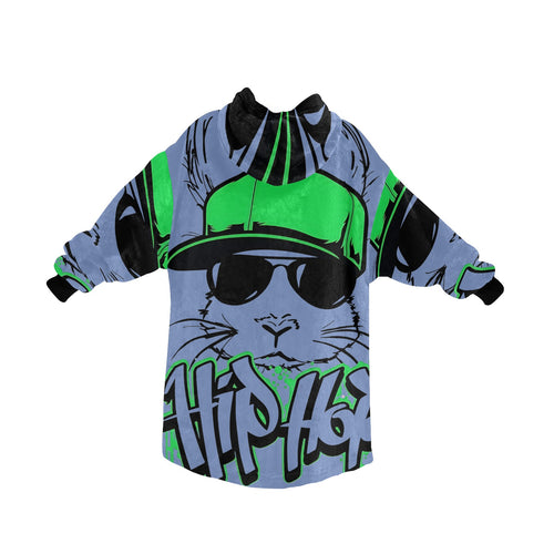 Men's Hip Hop Streetwear Blanket Hoodie