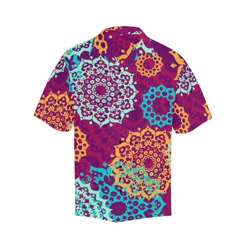 Men's Funky Flowers Half Sleeve Shirt
