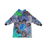 Men's Asian Batik Pattern Abstract Blanket Hoodie