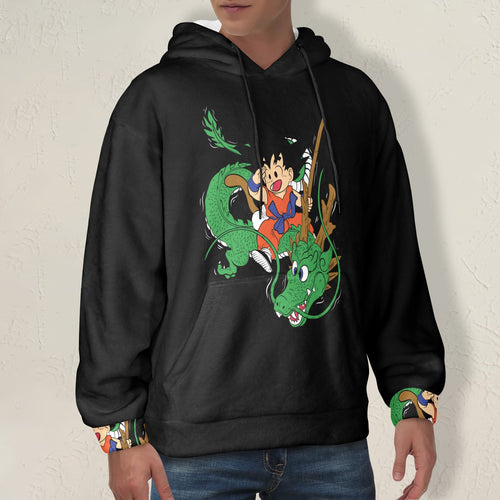 Men's GohanDragon Ball Z Anime Flannel Hoodie