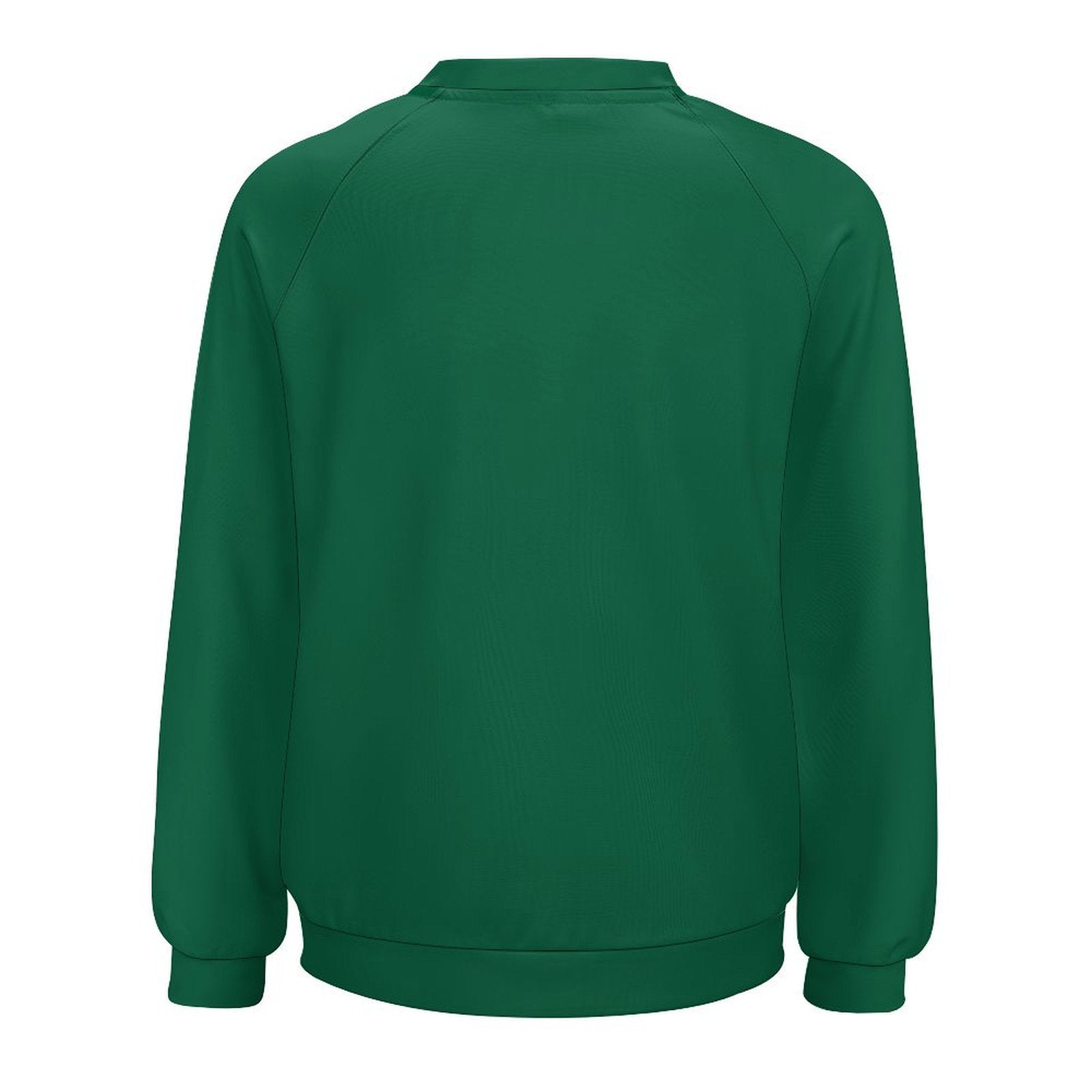 Women's Bottle Green Solid Sweatshirt