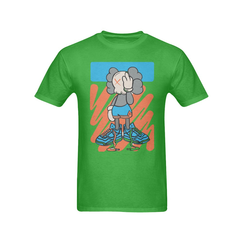 Men's Dumb Skull Dude Streetwear Classic Fit T-shirt