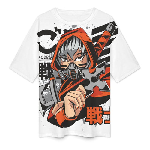 Women's Ninja Anime Oversized T-shirt