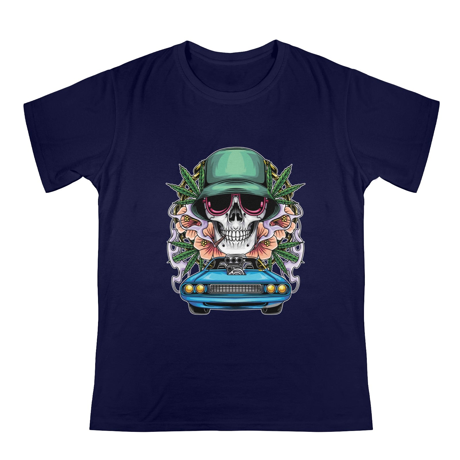 Men's Skull Rider Streetwear Classic Fit T-shirt