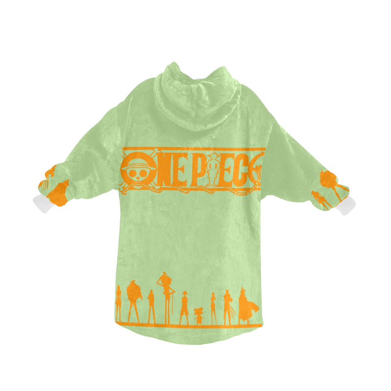 Women's One Piece Anime Blanket Hoodie