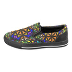 Women's Kaleidoscope Mosaic Abstract Slip-on Shoes