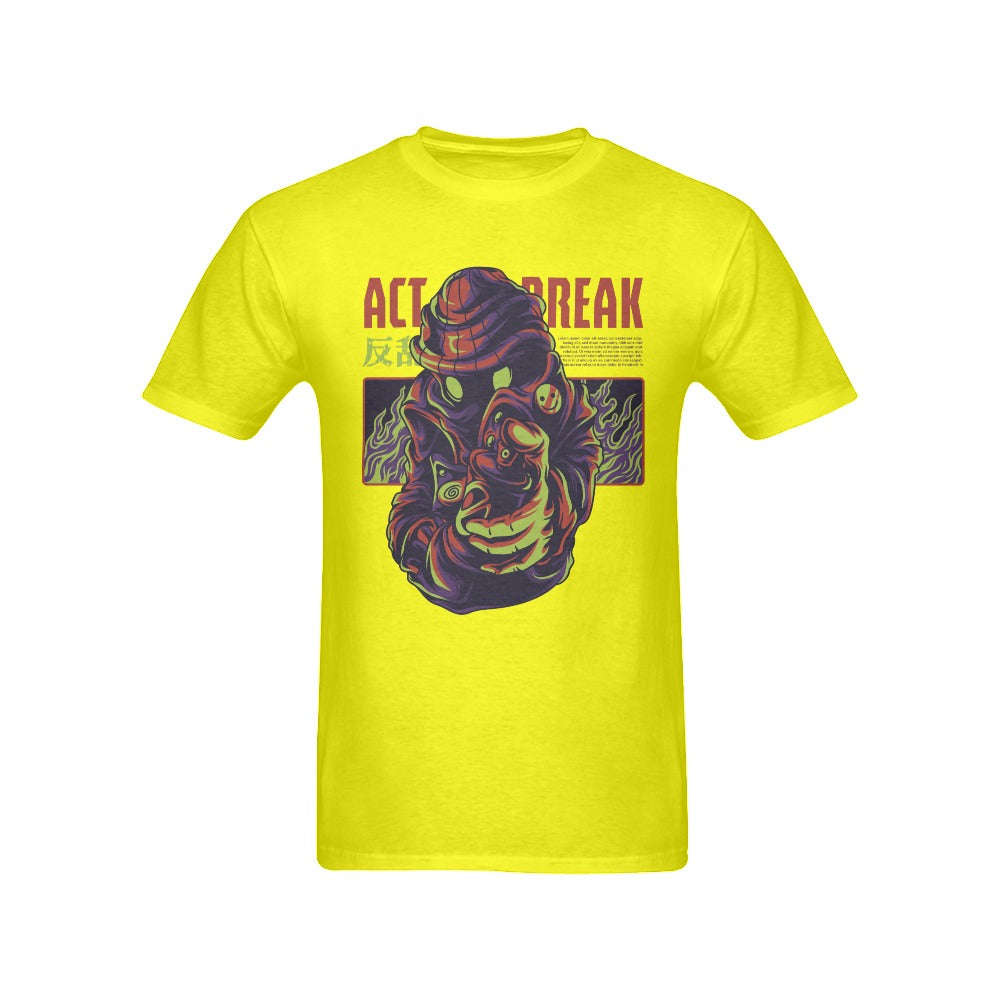 Men's Act Break Streetwear Classic Fit T-shirt