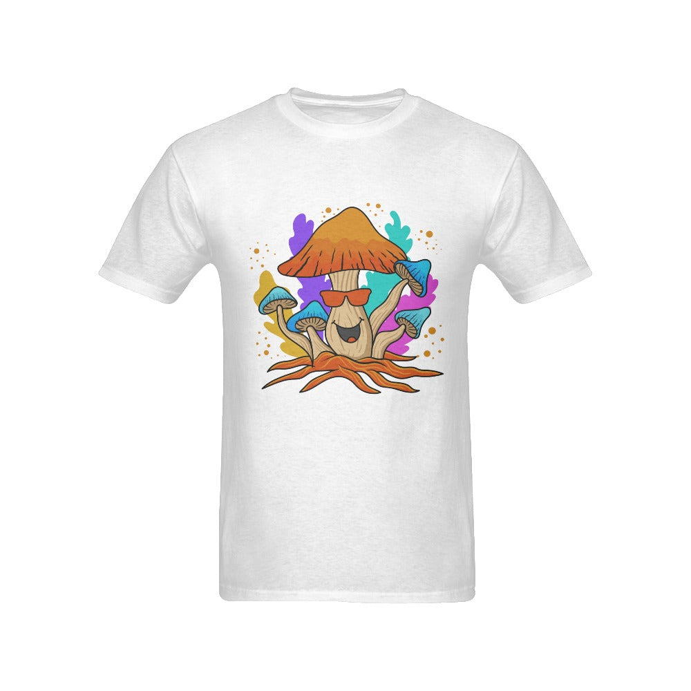 Men's Happy Mushroom Streetwear Classic Fit T-shirt