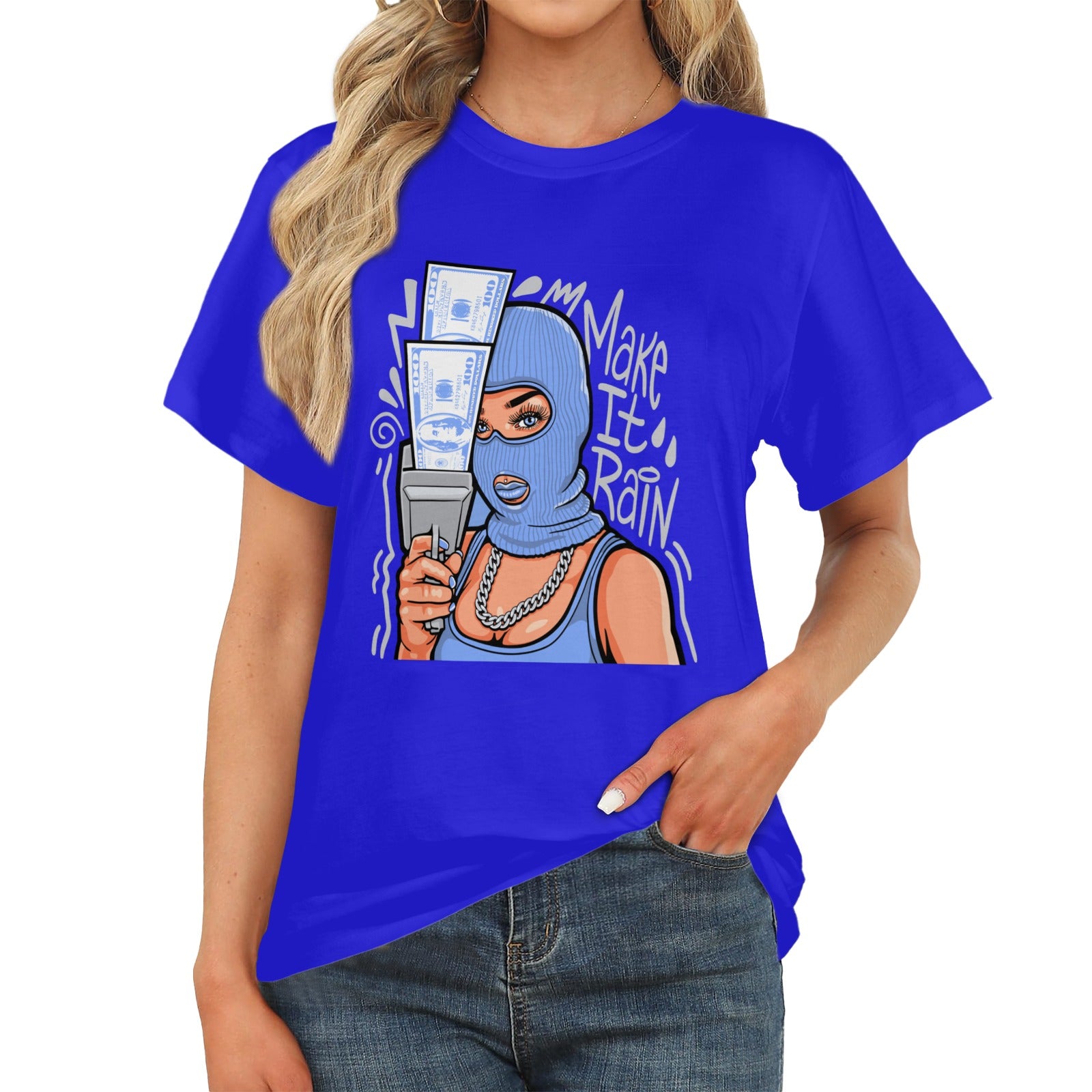 Women's Money Gang Only Streetwear Classic Fit T-shirt