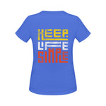Women's Keep Life Simple Abstract Classic Fit T-shirt