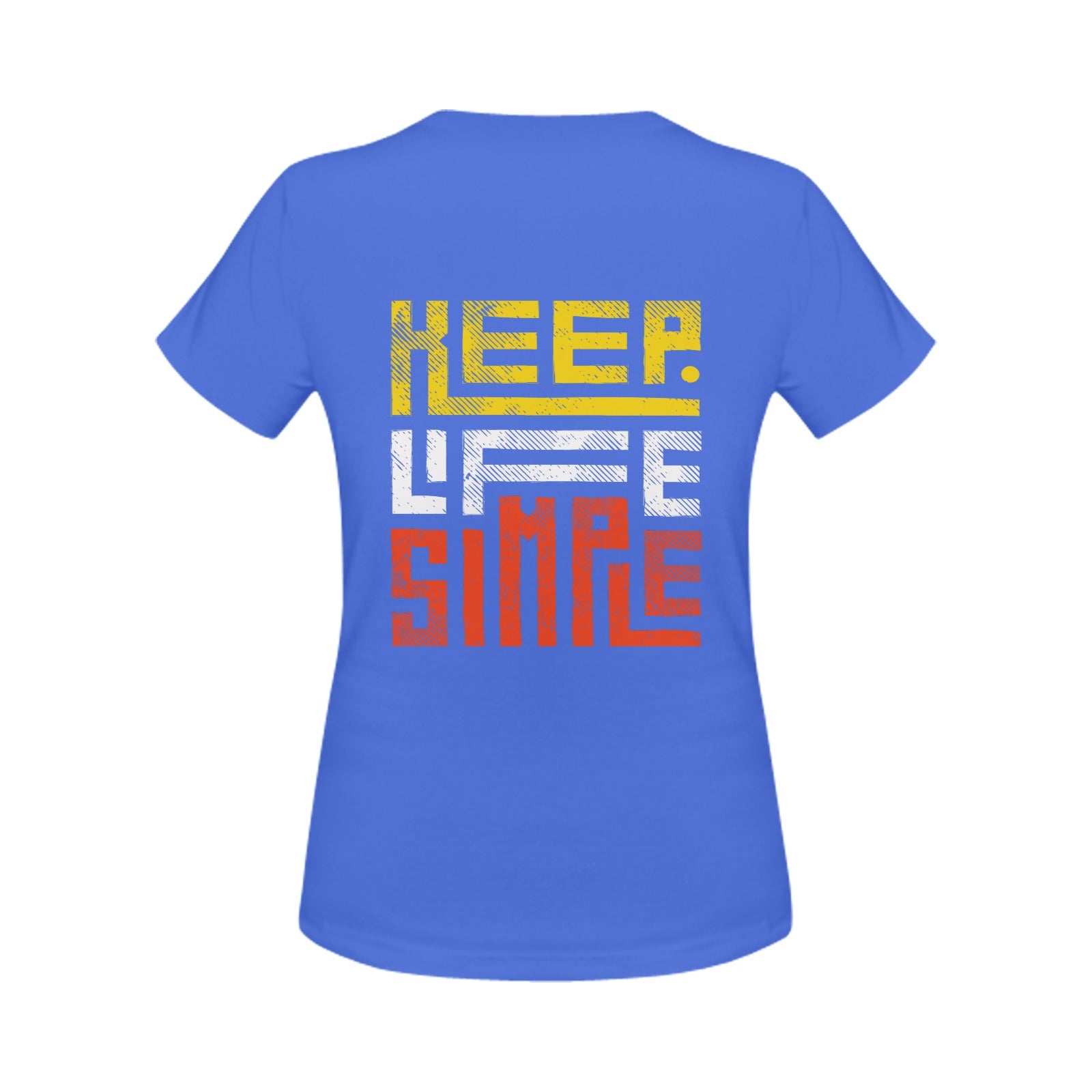 Women's Keep Life Simple Abstract Classic Fit T-shirt