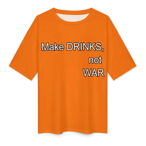 Men's Make Drink Not War Typography Sweatshirt