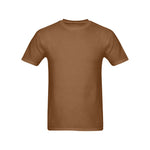 Men's Pastel Brown Solid Classic T-shirt