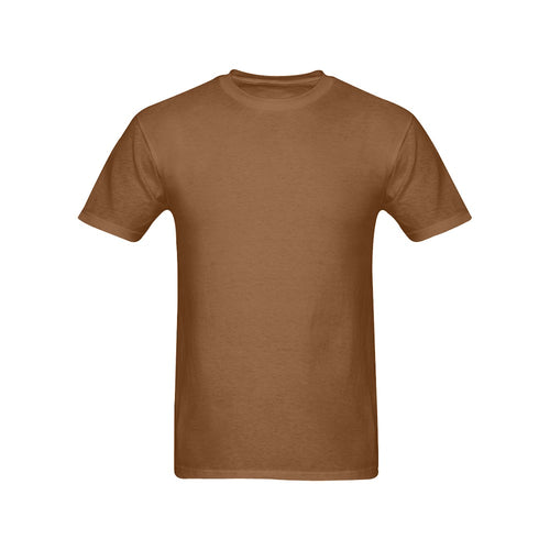 Men's Pastel Brown Solid Classic T-shirt