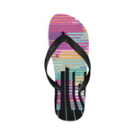 Women's Evening City Light Abstract Flip Flops