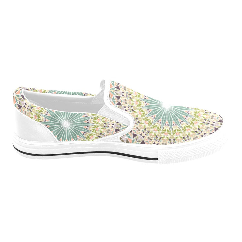 Women's Ethereal Bloom Abstract Slip-on Shoes