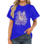 Women's Spray Skull Streetwear Classic Fit T-shirt