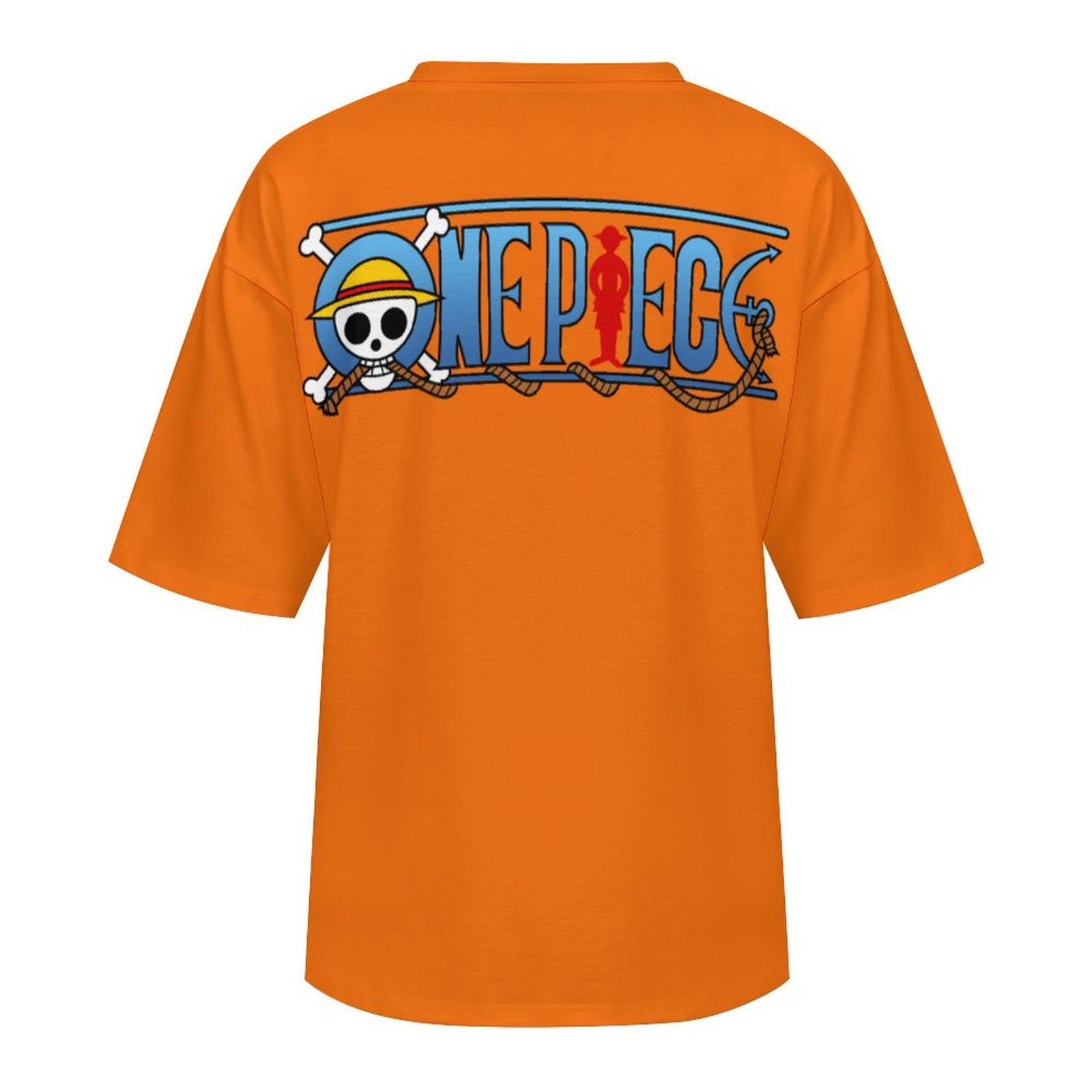 Men's Sailor Luffy One Piece Anime Oversized T-shirt
