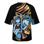 Women's Dark Card Acid & Punk Oversized T-shirt