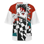 Women's Tanjiro Demon Slayer Anime Oversized T-shirt