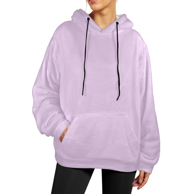 Women's Dog Mother Abstract Flannel Hoodie