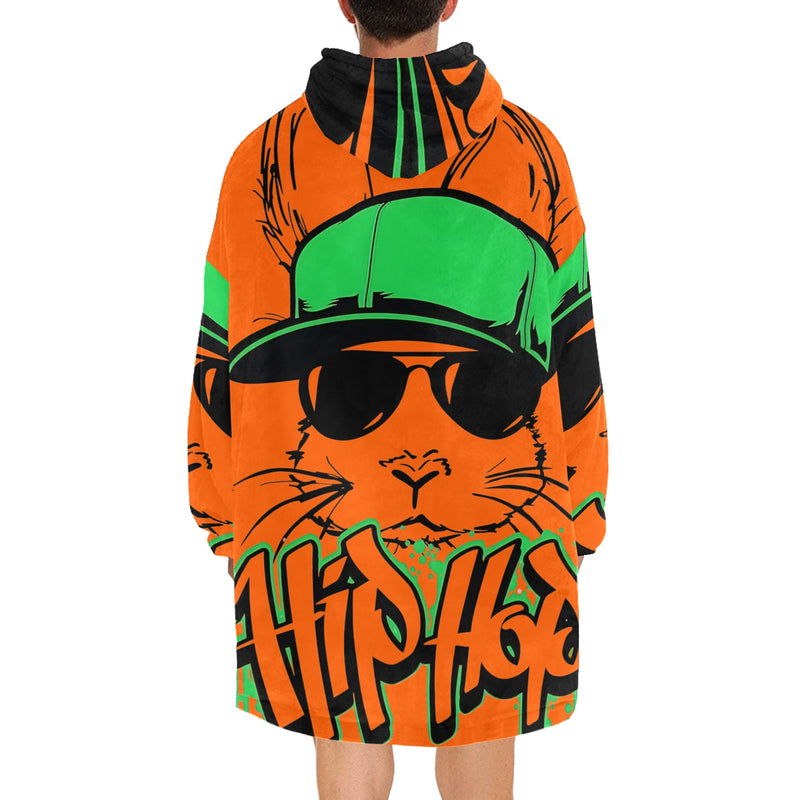 Men's Hip Hop Streetwear Blanket Hoodie