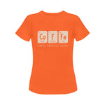 Women's Coffee Abstract Classic Fit T-shirt