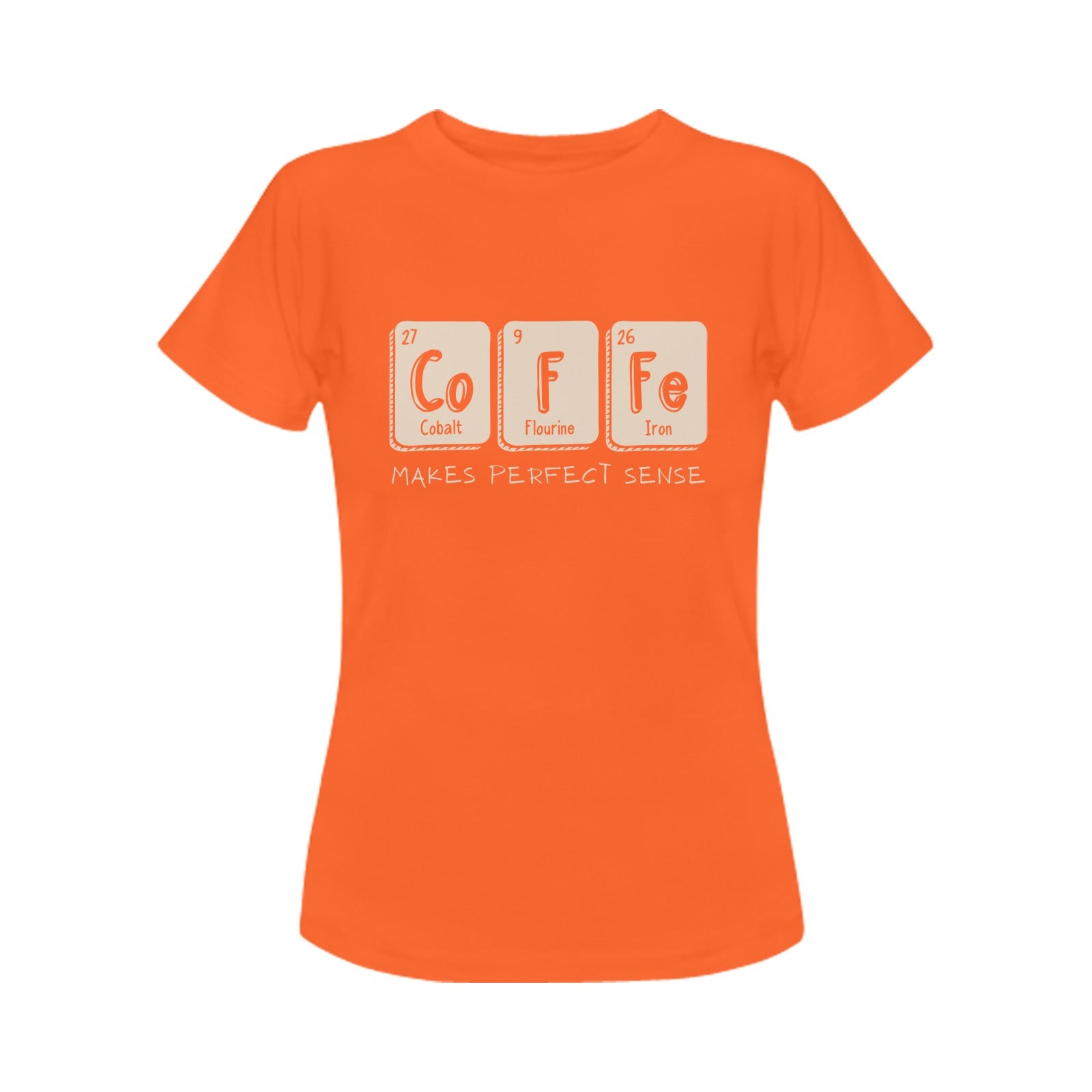Women's Coffee Abstract Classic Fit T-shirt