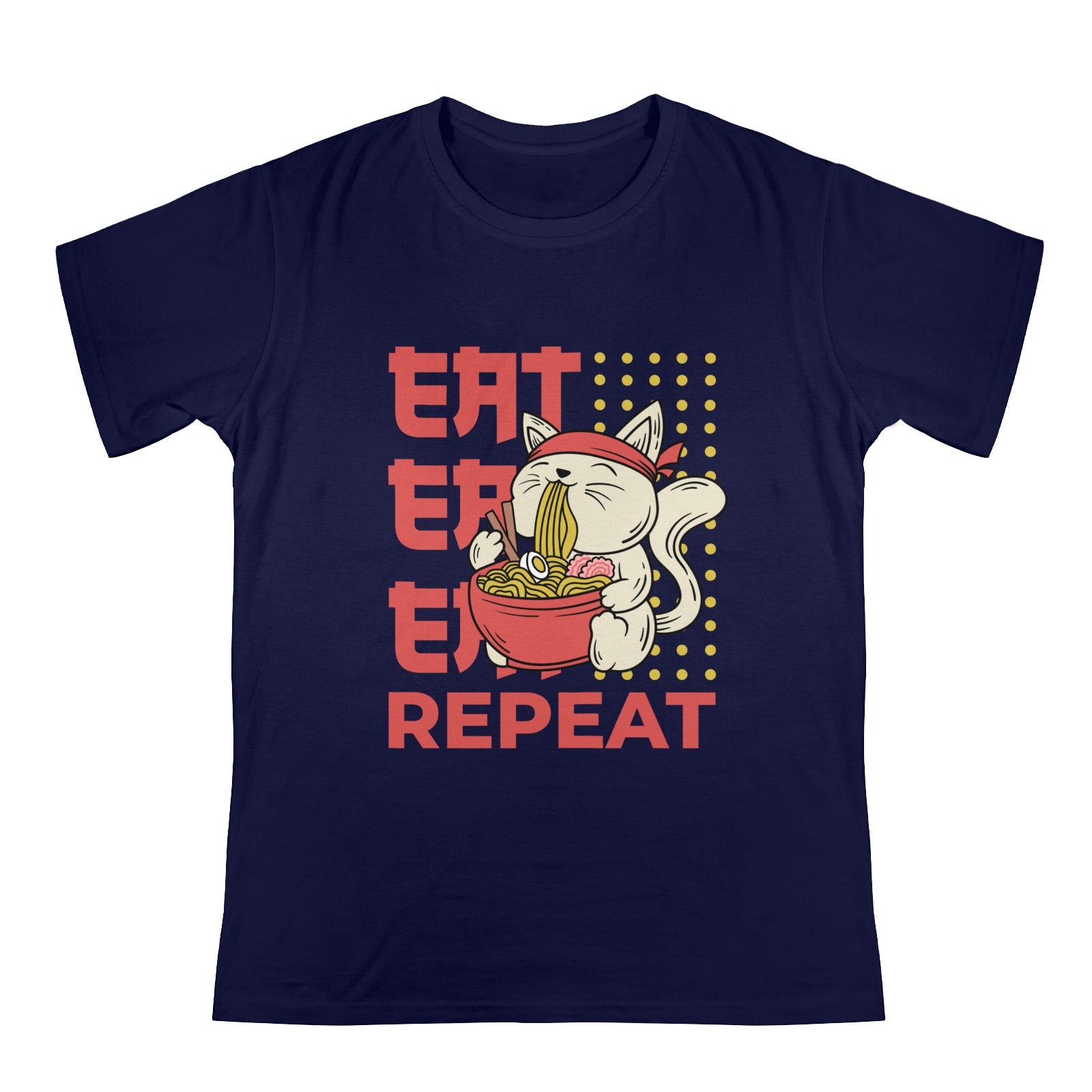 Men's Eat Repeat Streetwear Classic Fit T-shirt