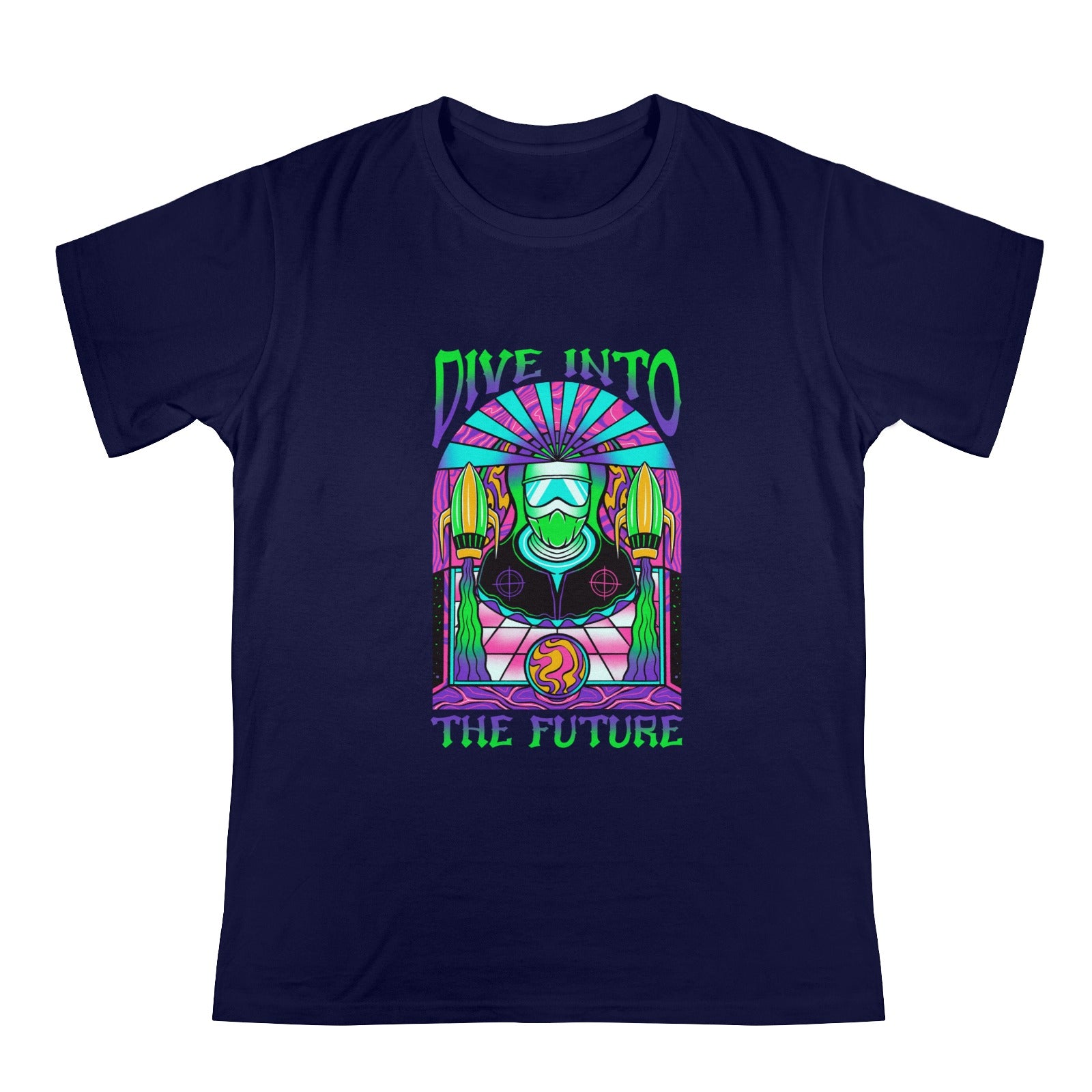 Men's Dive Into The Future Streetwear Classic Fit T-shirt