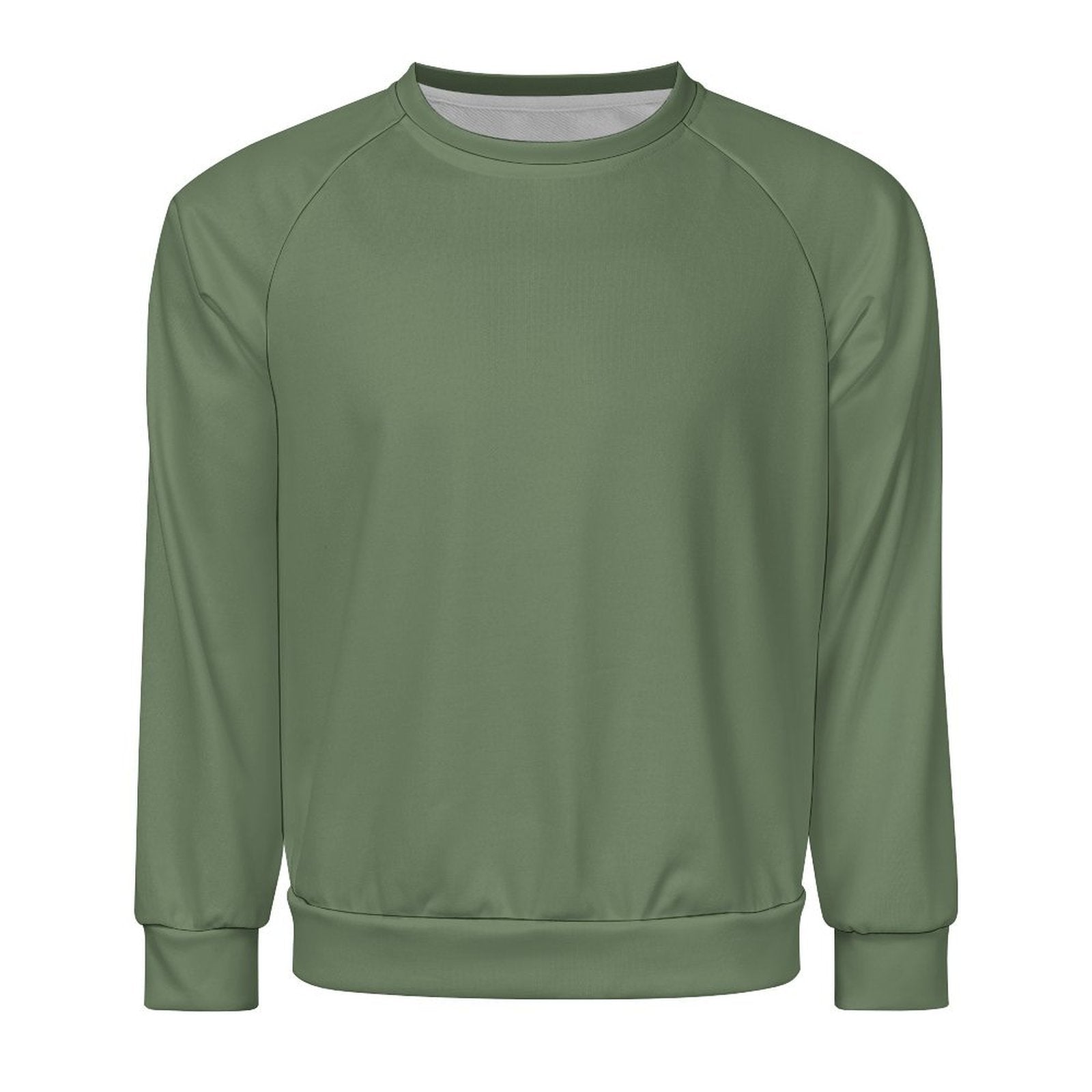 Men's Camouflage Green Solid Sweatshirt